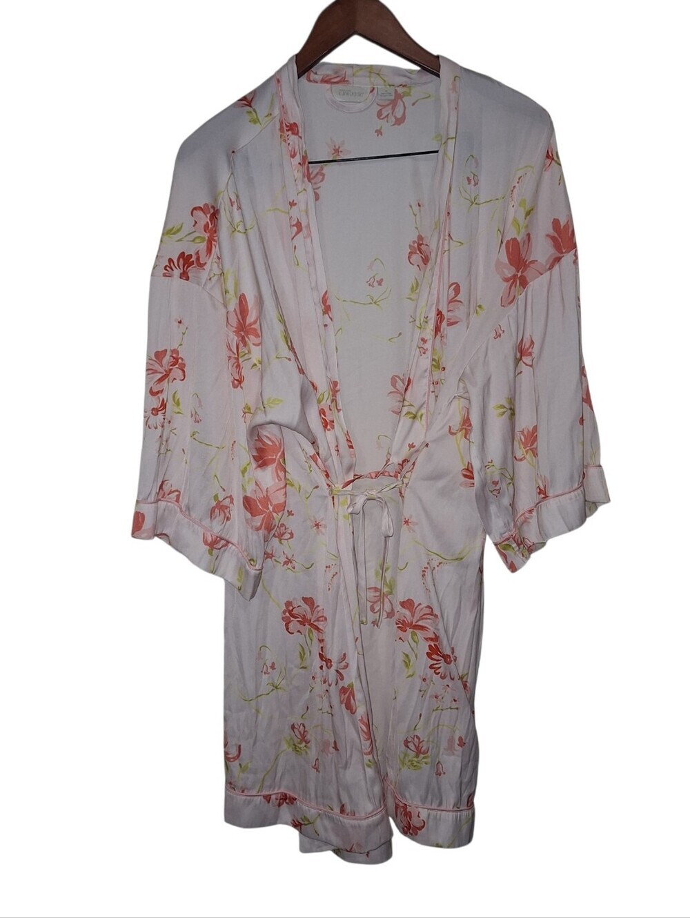 Nordstrom Lingerie Floral Peach Robe 2XL